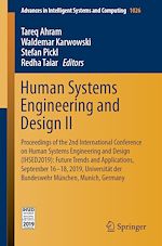 Télécharger le livre :  Human Systems Engineering and Design II