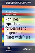 Télécharger le livre :  Nonlinear Equations for Beams and Degenerate Plates with Piers