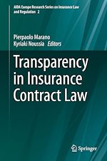 Télécharger le livre :  Transparency in Insurance Contract Law