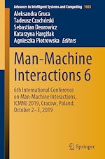 Télécharger le livre :  Man-Machine Interactions 6
