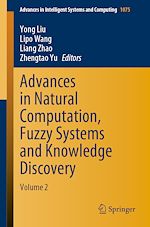 Télécharger le livre :  Advances in Natural Computation, Fuzzy Systems and Knowledge Discovery