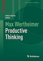 Télécharger le livre :  Max Wertheimer Productive Thinking