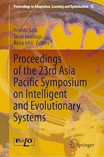 Télécharger le livre :  Proceedings of the 23rd Asia Pacific Symposium on Intelligent and Evolutionary Systems