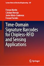 Télécharger le livre :  Time-Domain Signature Barcodes for Chipless-RFID and Sensing Applications