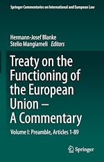 Télécharger le livre :  Treaty on the Functioning of the European Union - A Commentary