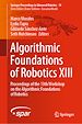 Télécharger le livre :  Algorithmic Foundations of Robotics XIII