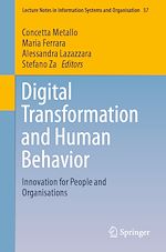 Télécharger le livre :  Digital Transformation and Human Behavior