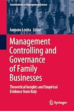 Télécharger le livre :  Management Controlling and Governance of Family Businesses