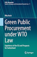 Download this eBook Green Public Procurement under WTO Law