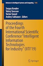 Télécharger le livre :  Proceedings of the Fourth International Scientific Conference “Intelligent Information Technologies for Industry” (IITI'19)