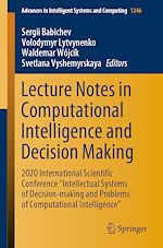 Télécharger le livre :  Lecture Notes in Computational Intelligence and Decision Making