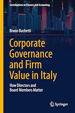 Télécharger le livre :  Corporate Governance and Firm Value in Italy