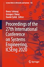 Télécharger le livre :  Proceedings of the 27th International Conference on Systems Engineering, ICSEng 2020
