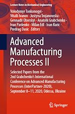 Télécharger le livre :  Advanced Manufacturing Processes II