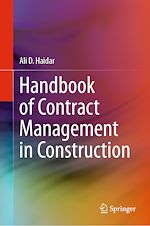 Télécharger le livre :  Handbook of Contract Management in Construction