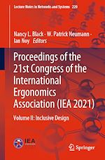 Télécharger le livre :  Proceedings of the 21st Congress of the International Ergonomics Association (IEA 2021)