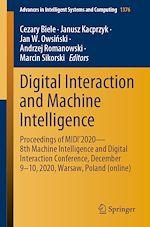Télécharger le livre :  Digital Interaction and Machine Intelligence