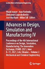 Télécharger le livre :  Advances in Design, Simulation and Manufacturing IV
