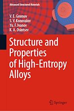 Télécharger le livre :  Structure and Properties of High-Entropy Alloys