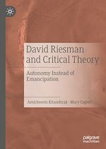 Télécharger le livre :  David Riesman and Critical Theory