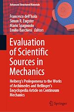 Télécharger le livre :  Evaluation of Scientific Sources in Mechanics