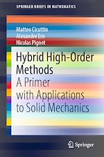 Télécharger le livre :  Hybrid High-Order Methods