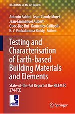 Télécharger le livre :  Testing and Characterisation of Earth-based Building Materials and Elements