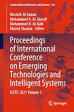 Télécharger le livre :  Proceedings of International Conference on Emerging Technologies and Intelligent Systems
