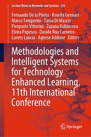 Téléchargez le livre :  Methodologies and Intelligent Systems for Technology Enhanced Learning, 11th International Conference