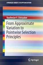 Download this eBook From Approximate Variation to Pointwise Selection Principles