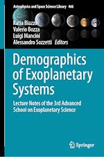 Télécharger le livre :  Demographics of Exoplanetary Systems