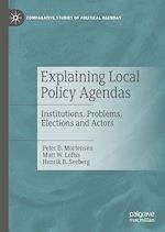 Télécharger le livre :  Explaining Local Policy Agendas