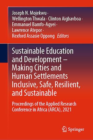 Téléchargez le livre :  Sustainable Education and Development – Making Cities and Human Settlements Inclusive, Safe, Resilient, and Sustainable