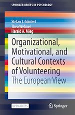 Télécharger le livre :  Organizational, Motivational, and Cultural Contexts of Volunteering