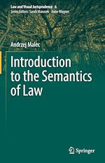 Télécharger le livre :  Introduction to the Semantics of Law