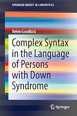 Download this eBook Complex Syntax in the Language of Persons with Down Syndrome