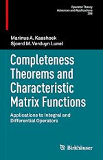 Download this eBook Completeness Theorems and Characteristic Matrix Functions