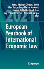 Télécharger le livre :  European Yearbook of International Economic Law 2021