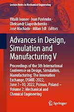 Télécharger le livre :  Advances in Design, Simulation and Manufacturing V