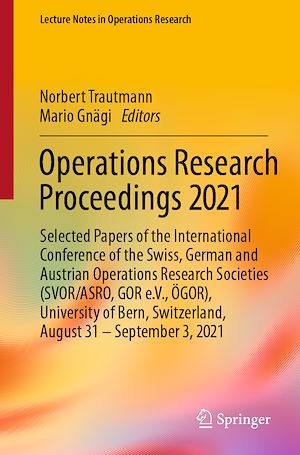 Téléchargez le livre :  Operations Research Proceedings 2021