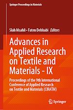 Download this eBook Advances in Applied Research on Textile and Materials - IX