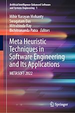 Télécharger le livre :  Meta Heuristic Techniques in Software Engineering and Its Applications