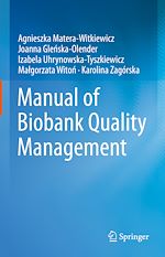 Télécharger le livre :  Manual of Biobank Quality Management