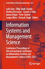 Télécharger le livre :  Information Systems and Management Science