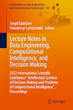 Télécharger le livre :  Lecture Notes in Data Engineering, Computational Intelligence, and Decision Making