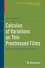 Télécharger le livre :  Calculus of Variations on Thin Prestressed Films