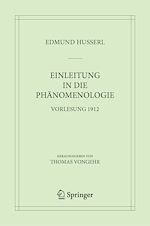 Télécharger le livre :  Einleitung in die Phänomenologie