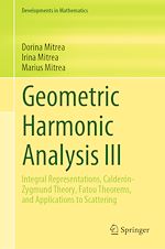 Télécharger le livre :  Geometric Harmonic Analysis III