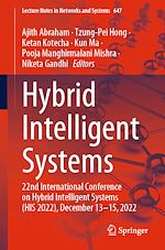 Télécharger le livre :  Hybrid Intelligent Systems
