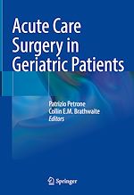 Télécharger le livre :  Acute Care Surgery in Geriatric Patients